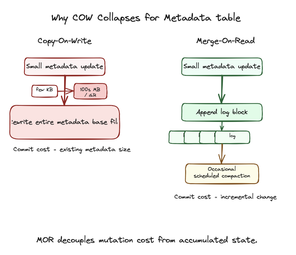 Why Metadata Has to Be Mutation-Friendly