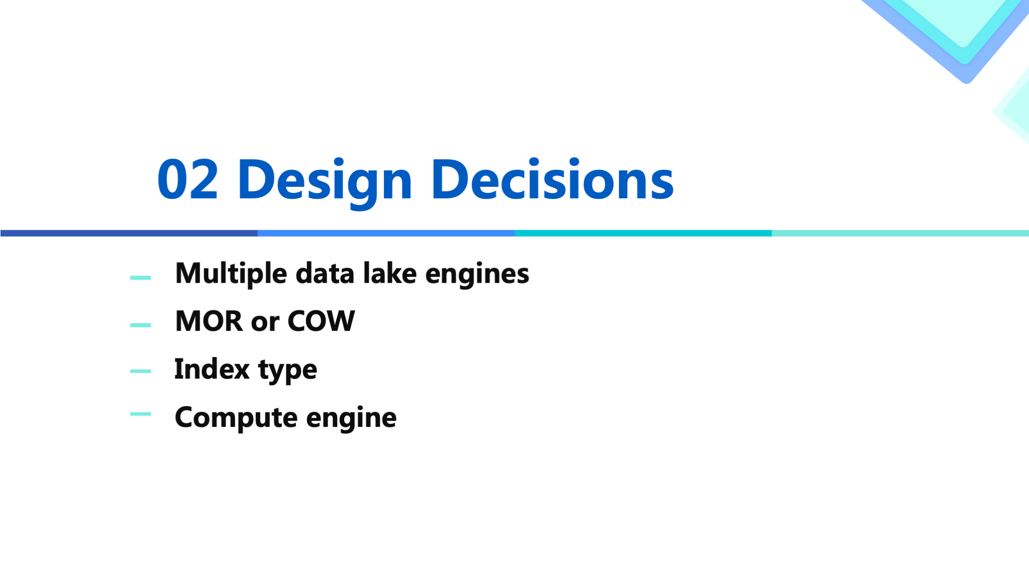 slide6 design decisions